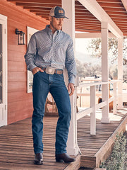 Wrangler Premium Edition George Strait - Vaqueros de ajuste original para hombre 