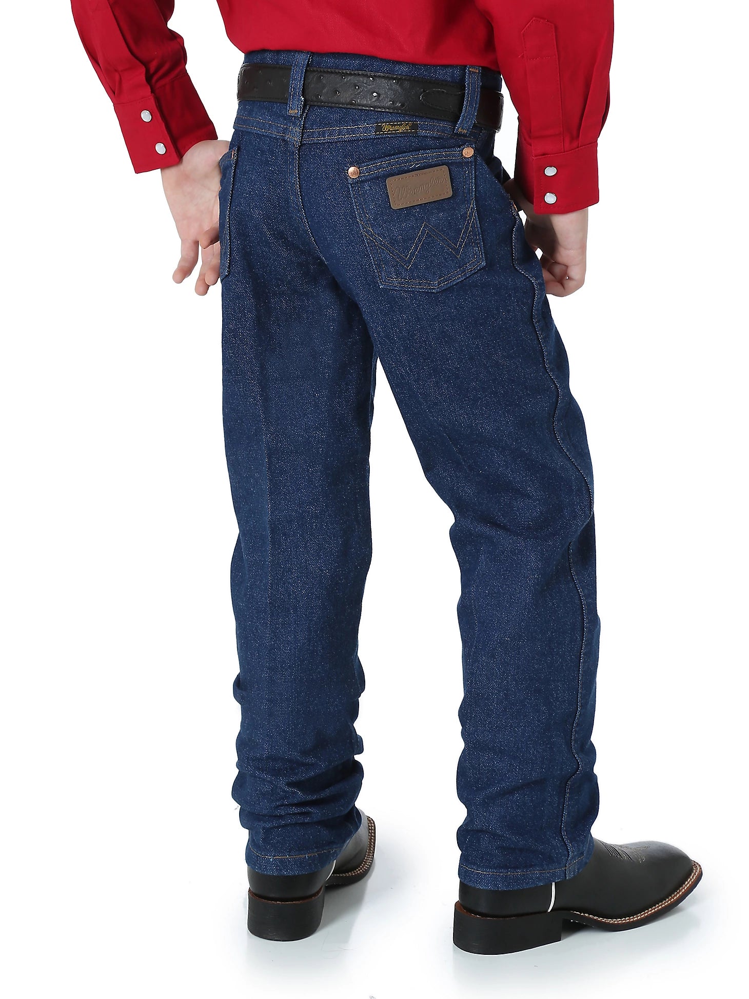 BOY'S PREWASHED COWBOY CUT ORIGINAL FIT JEAN IN PREWASHED INDIGO