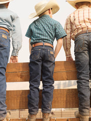 BOY'S PREWASHED COWBOY CUT ORIGINAL FIT JEAN IN PREWASHED INDIGO