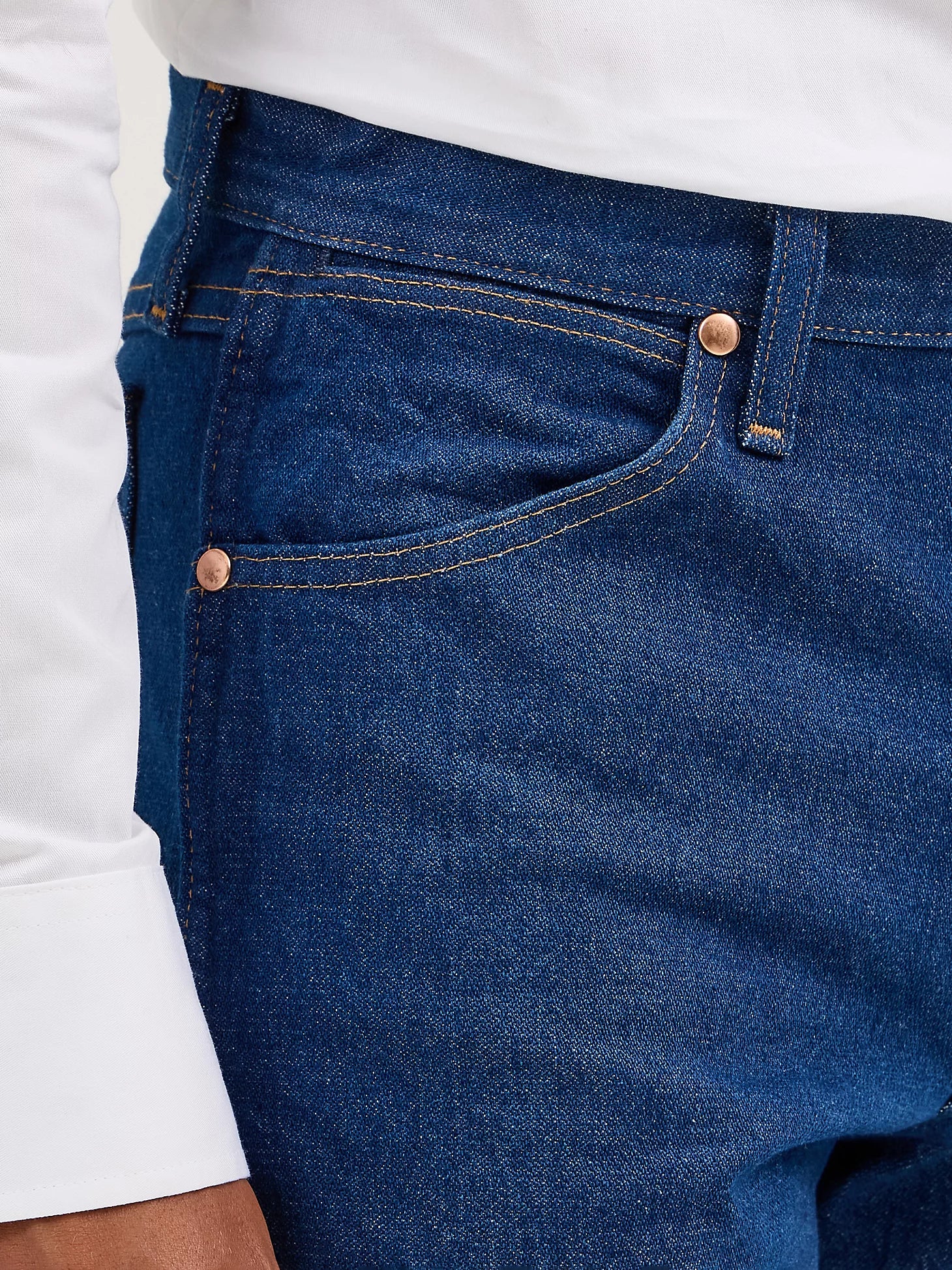 Wrangler Vaqueros prelavados de corte vaquero 13MWZ para hombre