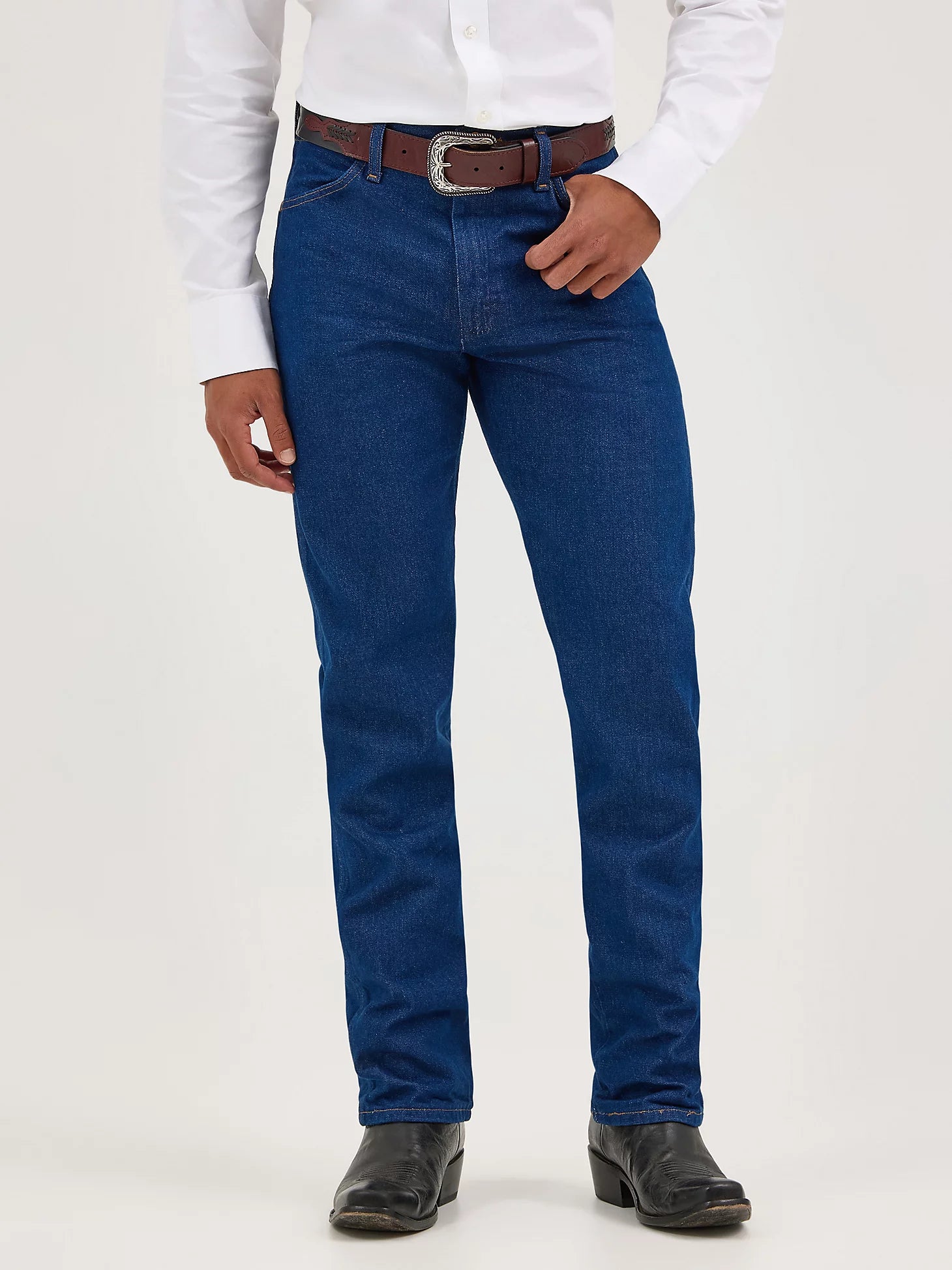 Wrangler Vaqueros prelavados de corte vaquero 13MWZ para hombre