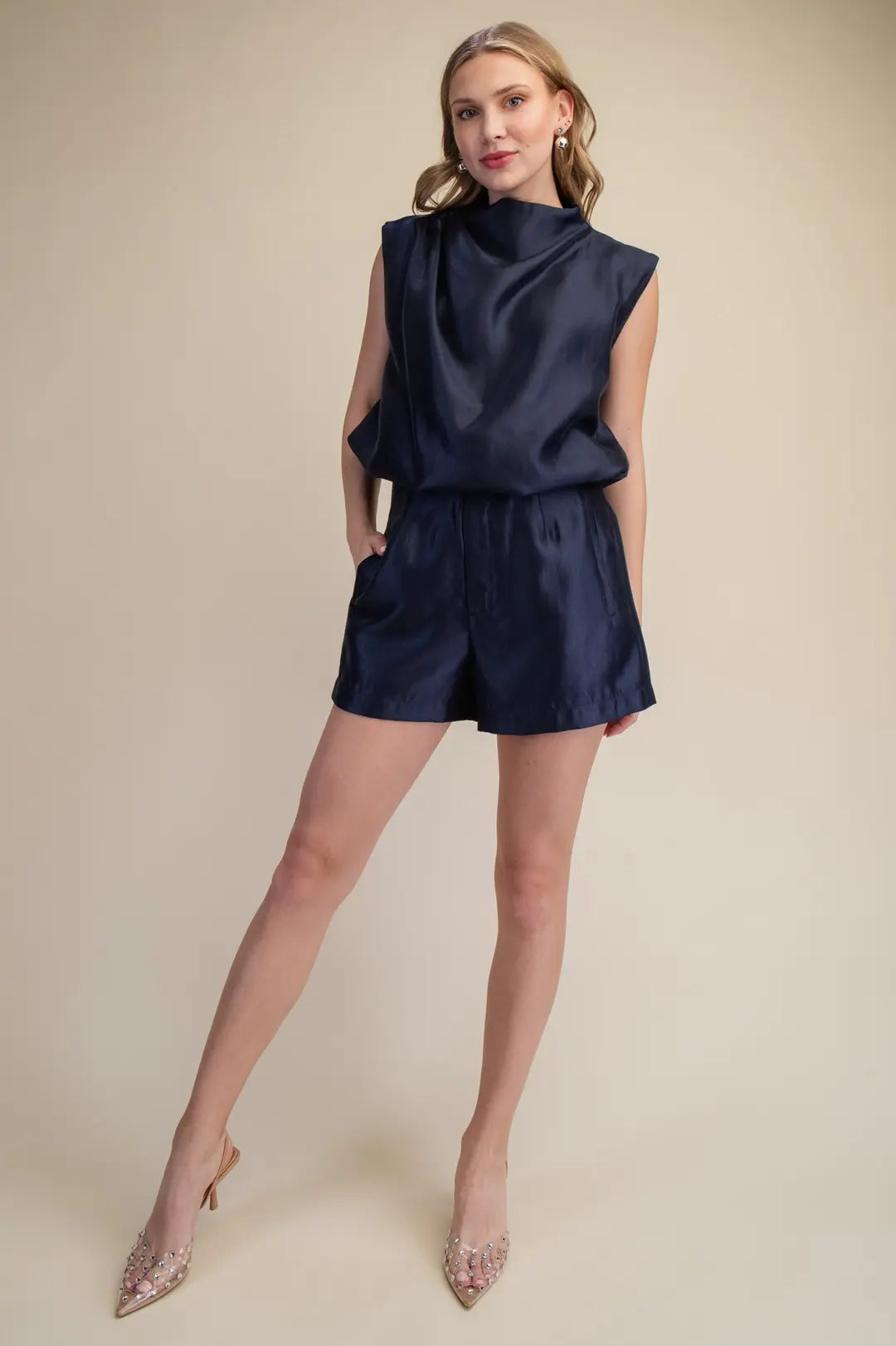 In Good Company Top in Navy