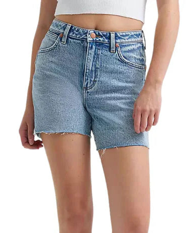 Wrangler Women's High Rise Cowboy Shorts in Blissful
