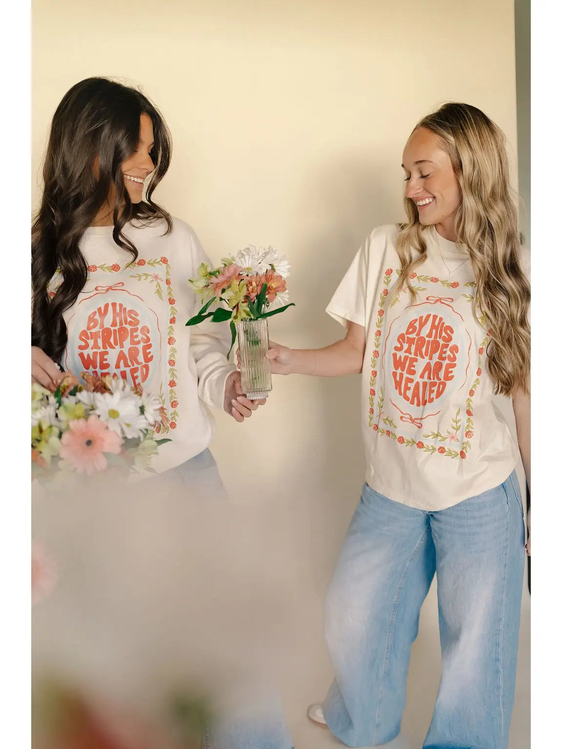 By His Stripes We Are Healed Graphic Tee