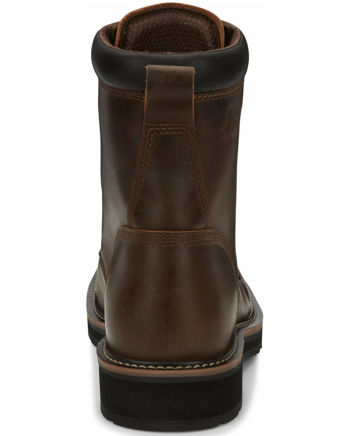 Men's Justin Pulley Lace Up Square Steel Toe Work Boots – Boot Country