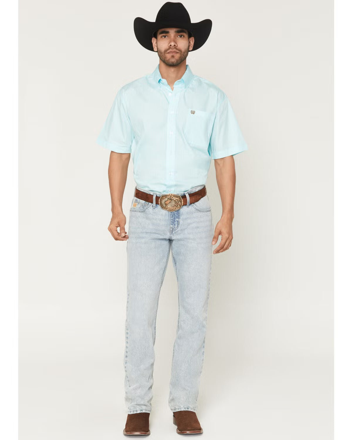 Cinch | Men’s Ian Stonewash Slim Bootcut Stretch Denim Jeans