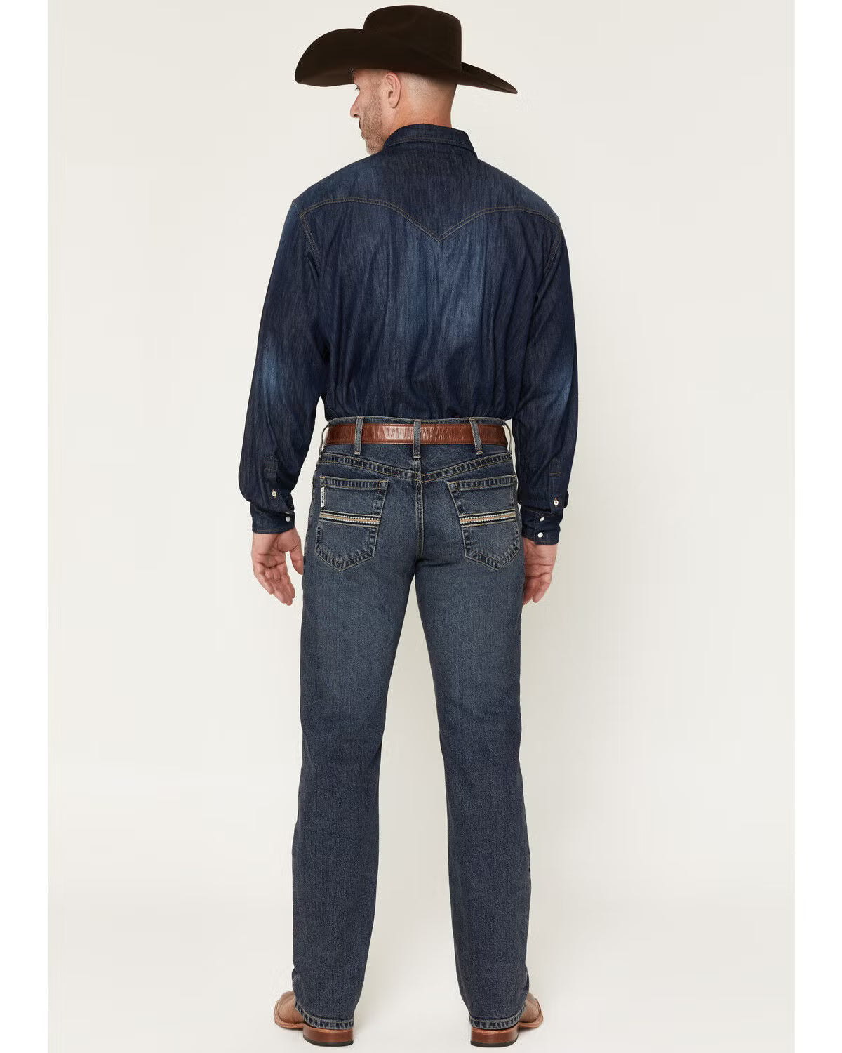 Cinch | Men's White Label Relaxed Straight Performance Stretch Denim Jeans