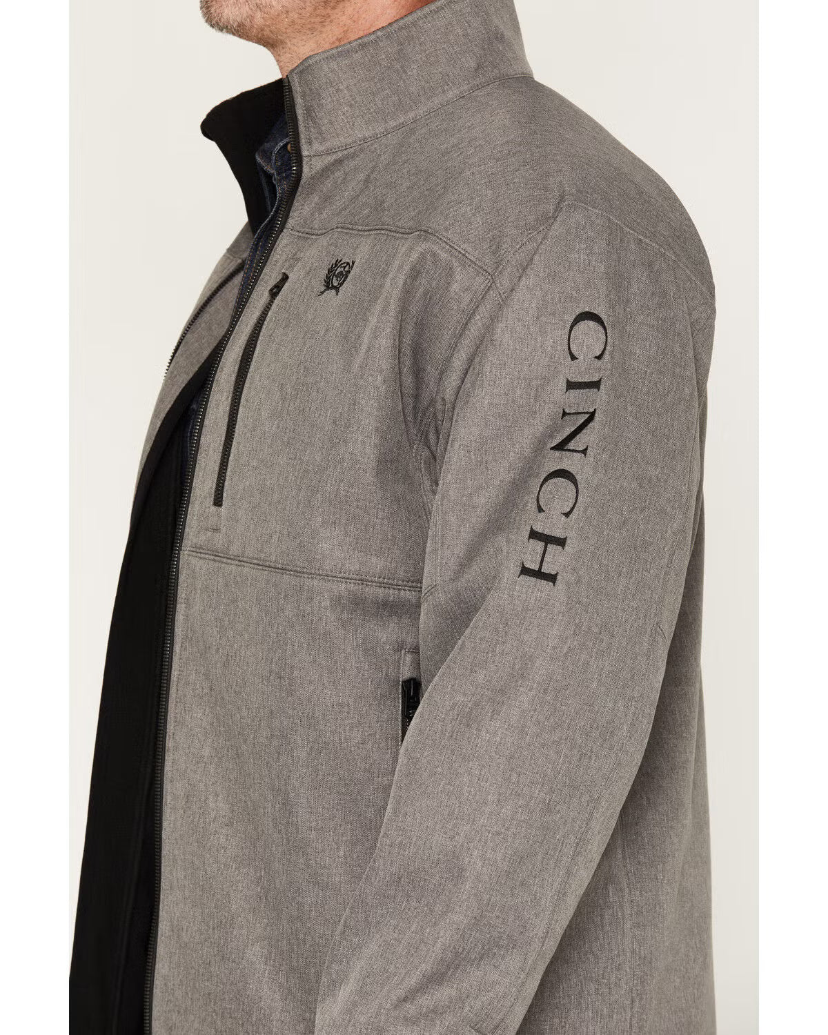 Cinch | Men's Bonded Concealed Carry Softshell Jacket in Grey
