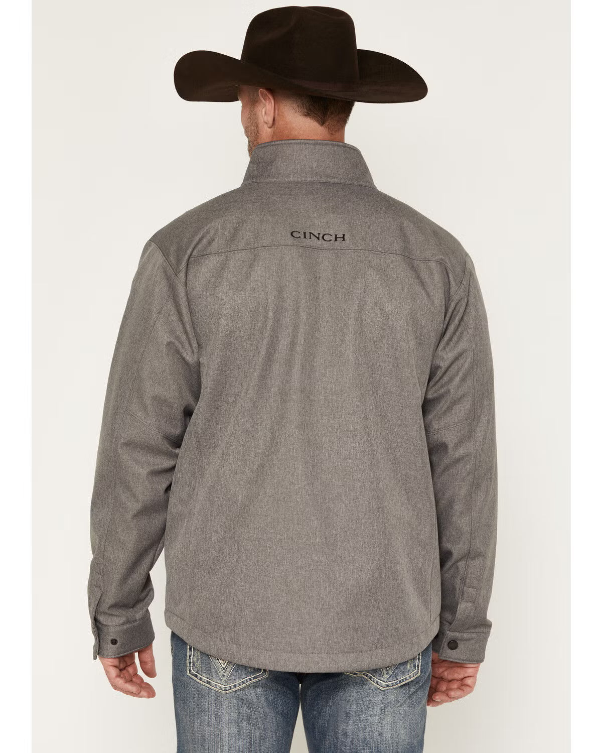 Cinch | Men's Bonded Concealed Carry Softshell Jacket in Grey