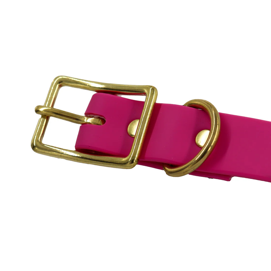 Local Boy Biothane Dog Collar in Pink