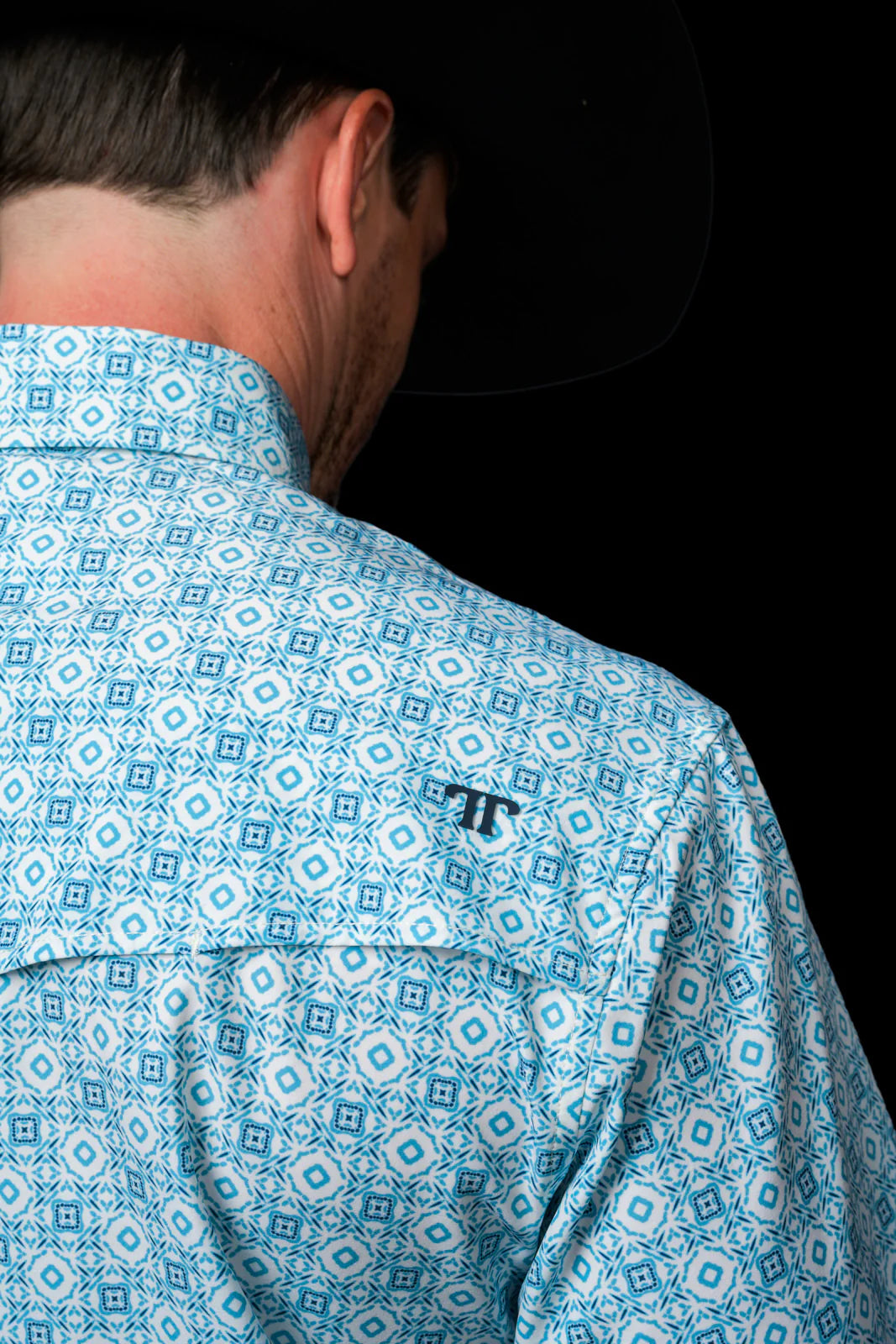 Ferrell The Cal in Blue - Short Sleeve Snap Shirt