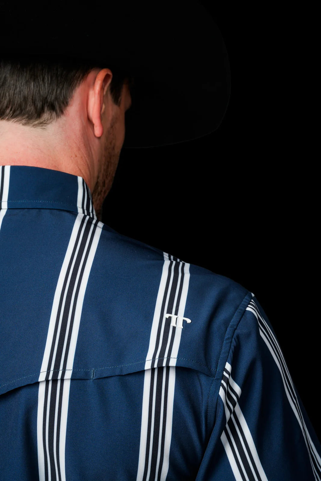 Ferrell | The Hatfield in Blue - Short Sleeve Pearl Snap Shirt