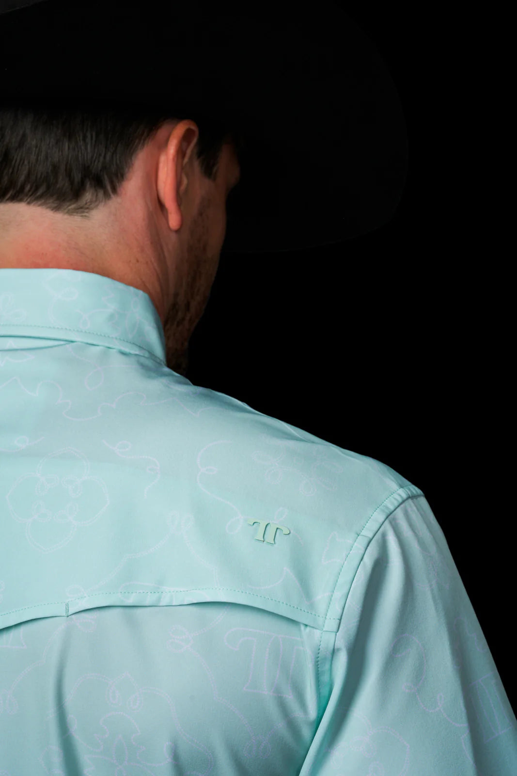 Ferrell The Carson in Mint - Short Sleeve Snap Shirt