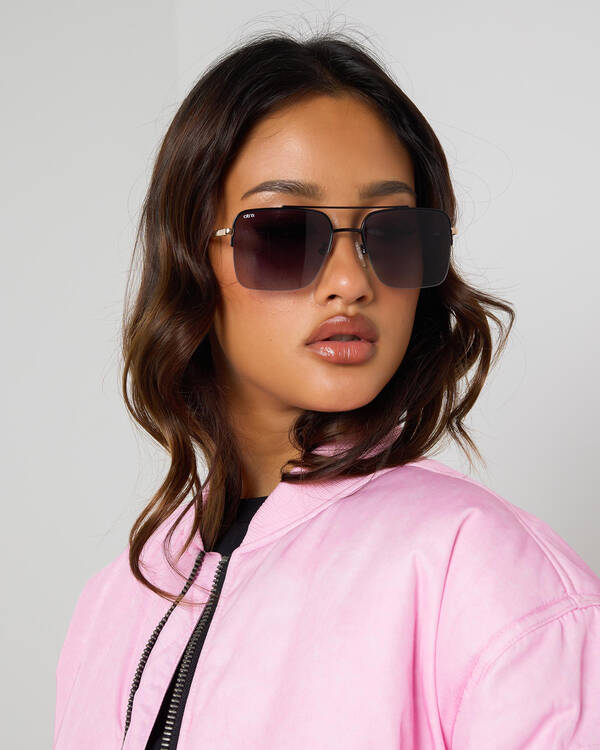 Portsea Black Gold Smoke Fade Sunglasses