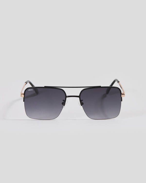 Portsea Black Gold Smoke Fade Sunglasses