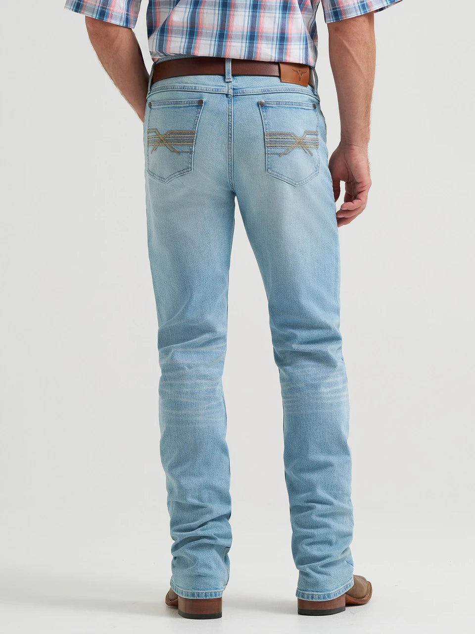 Wrangler Men's 20X 42 Vintage Bootcut Jeans - Light