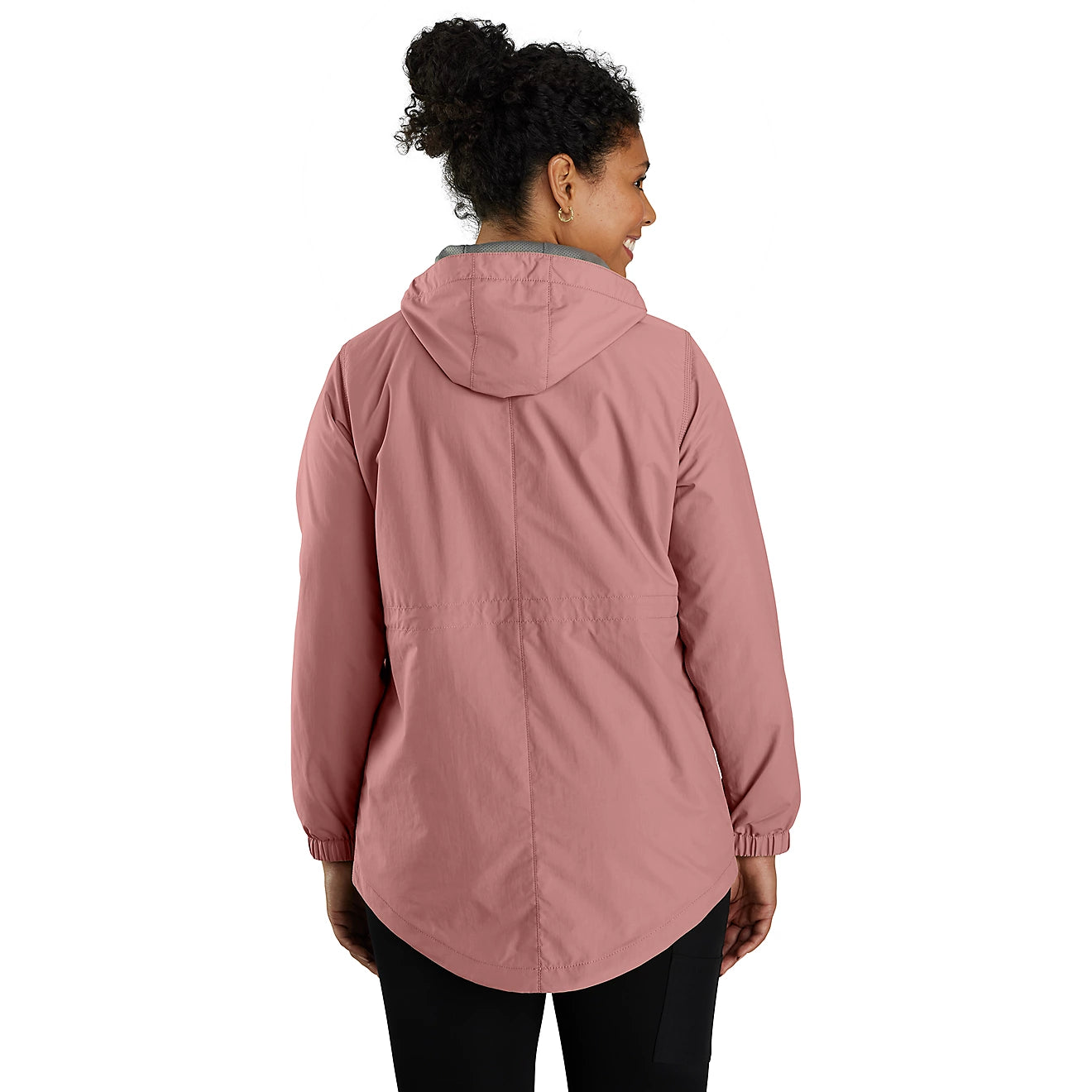 Carhartt Women's Rain Defender Relaxed Fit Lightweight Coat in Rose