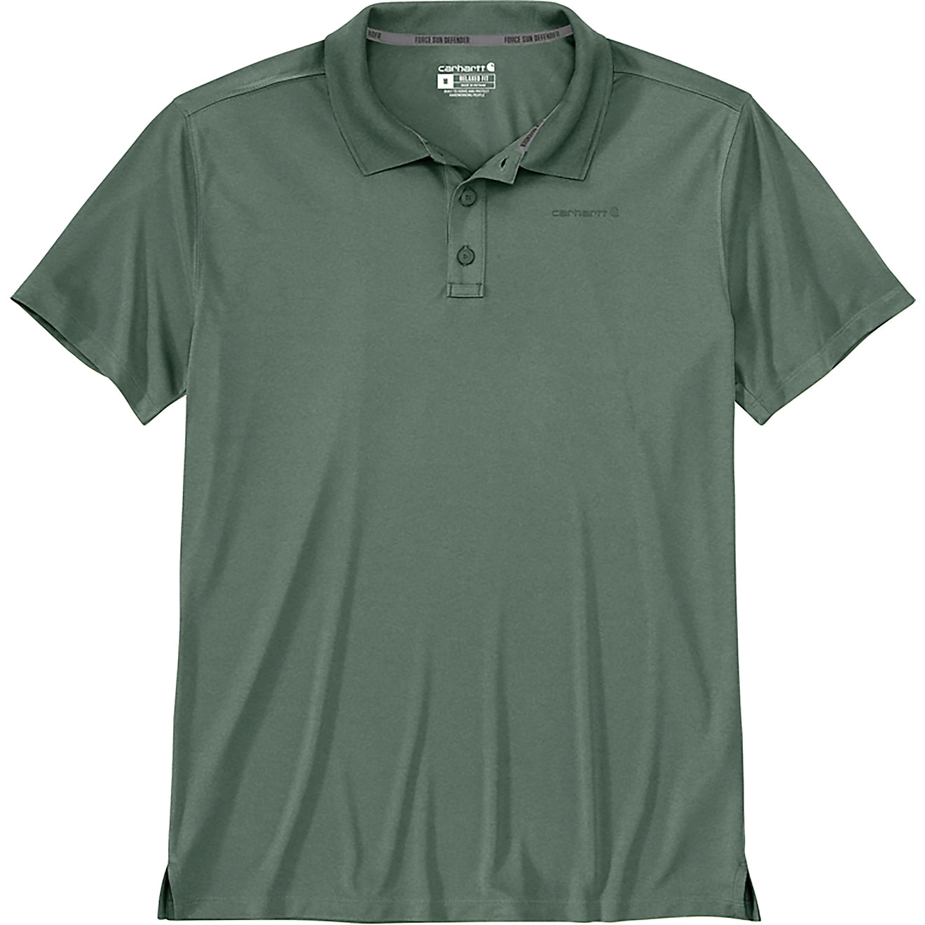 Carhartt Men's Force Sun Defender Polo in Green