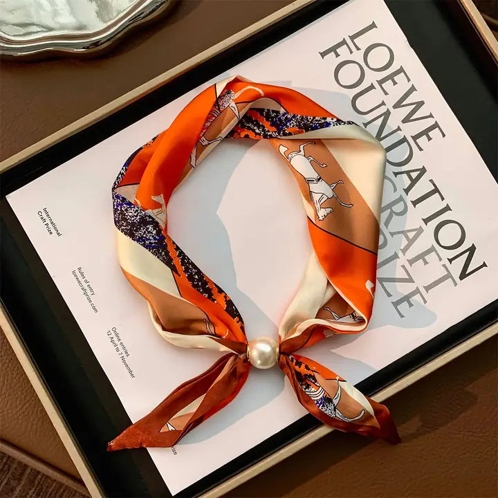 Rodeo Charm Pearl Neck Scarf