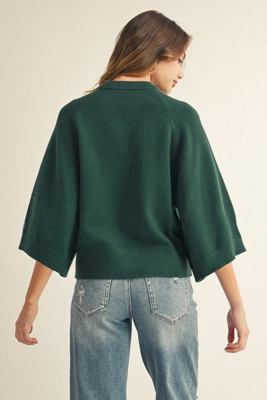 Wear All Day Hunter Green Top