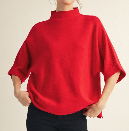 Simple But Festive Red Top