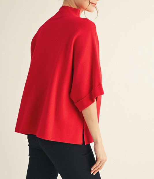 Simple But Festive Red Top