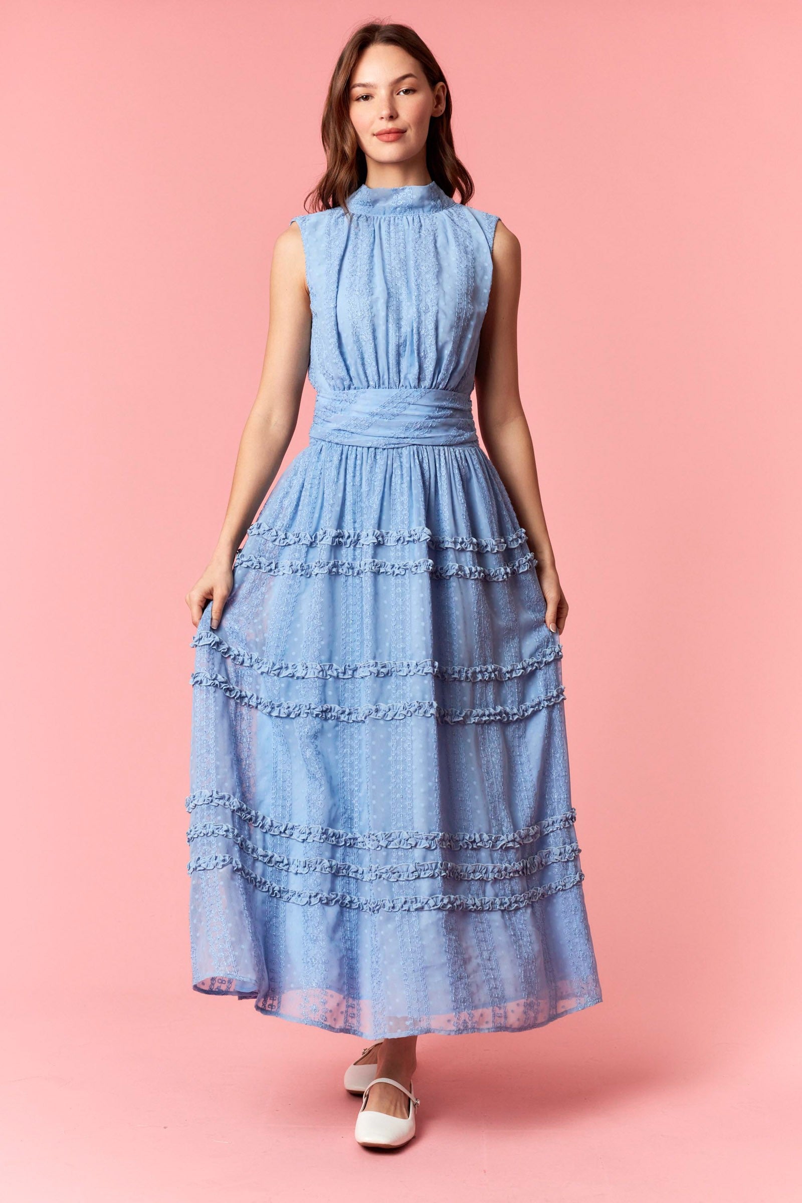 Dreaming in Blues Maxi Dress
