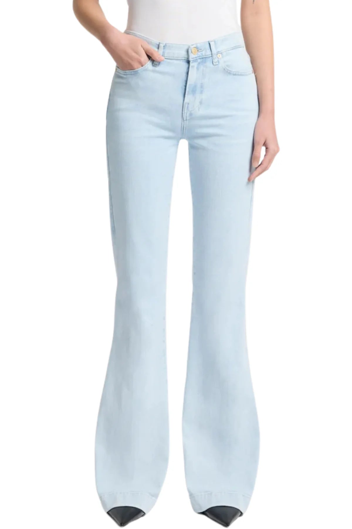 7 For All Mankind Tailorless Left Hand Dojo Wide Leg Jean