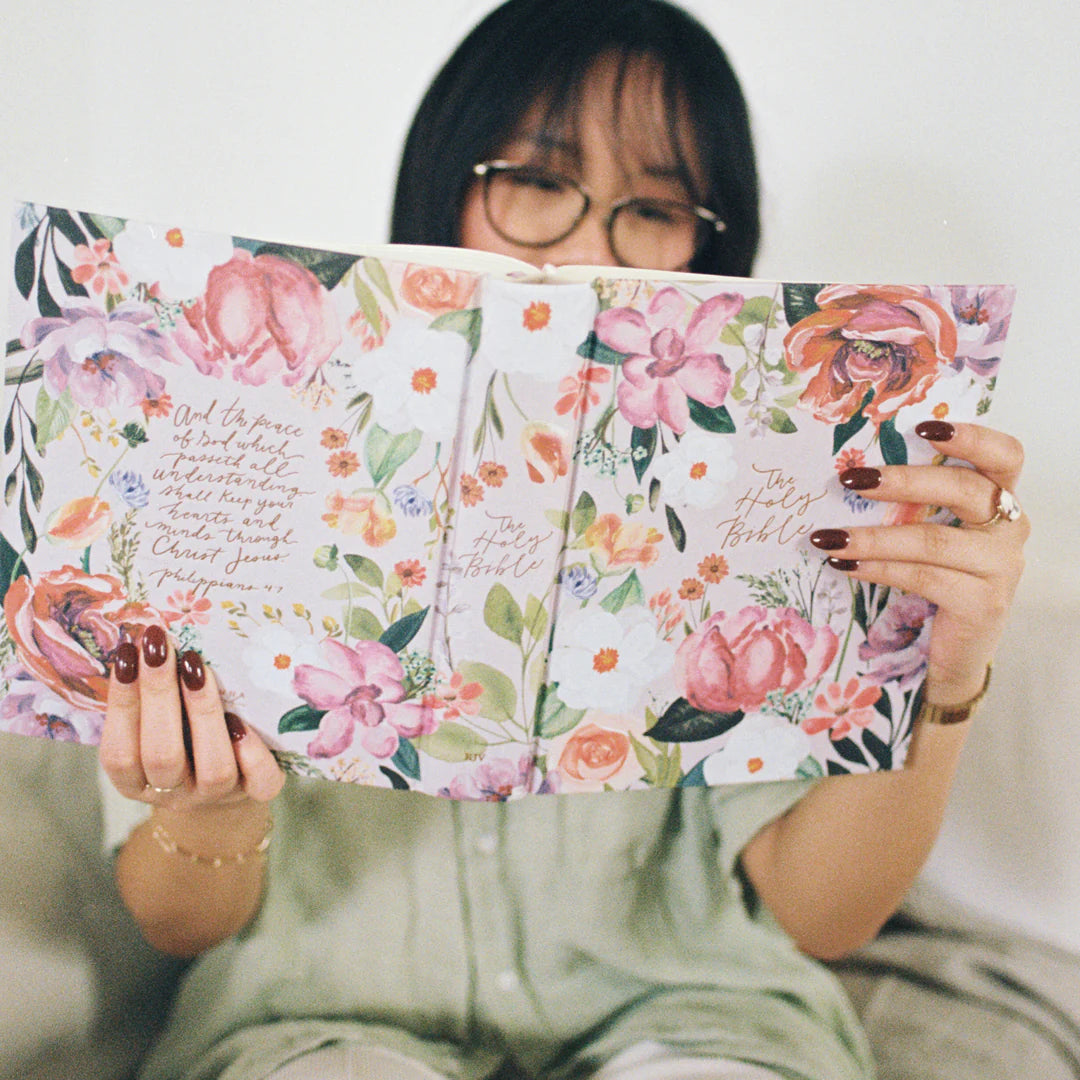 KJV Large Print Notetaking Bible: Charlotte Theme