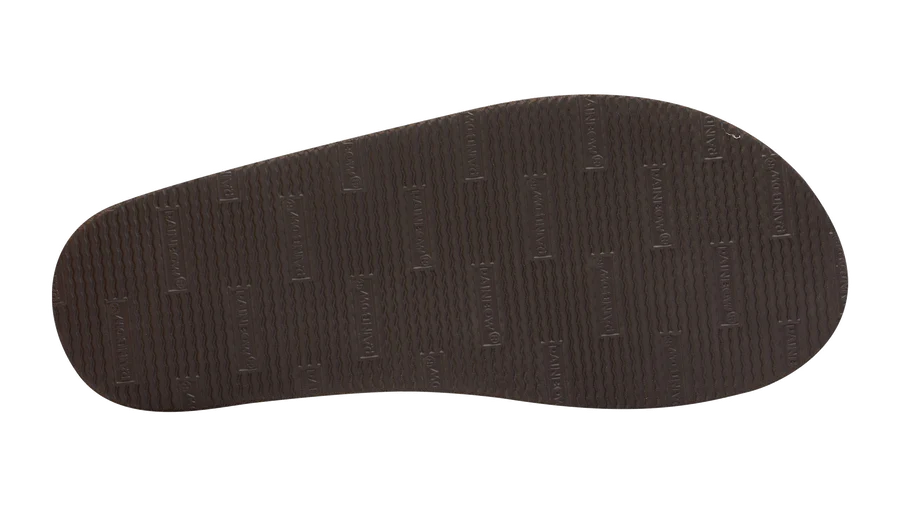 Rainbow Sandals | Men's Single Layer Premier Leather Sandals in Redwood