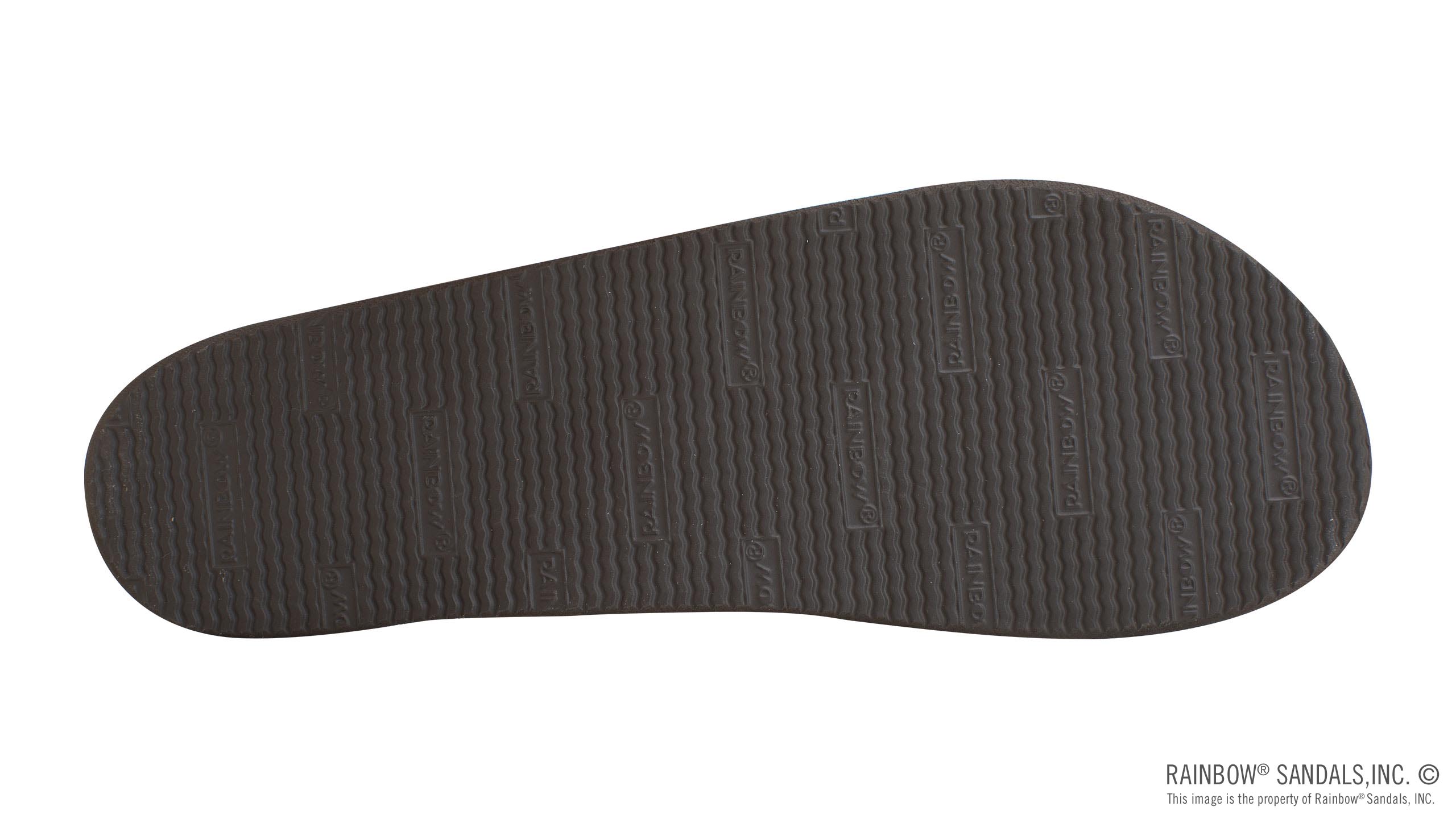 Rainbow Sandals | Women's Single Layer Narrow Strap Premier Leather Sandal in Mocha