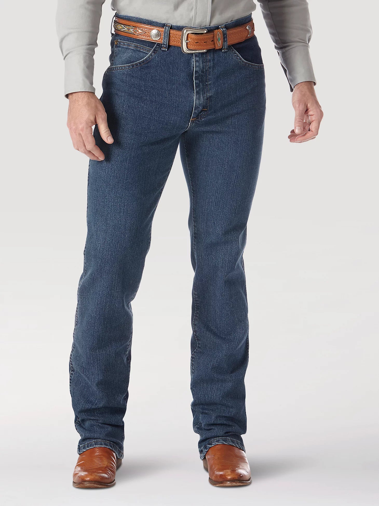 WRANGLER PARA HOMBREJEANS SLIM FIT DE PREMIUM PERFORMANCE COWBOY CUT® DE CONFORT AVANZADO Y ABSORCIÓN EN PIEDRA VINTAGE 