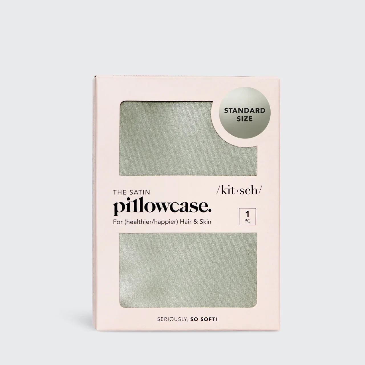 Kitsch Satin Pillowcase - Sage