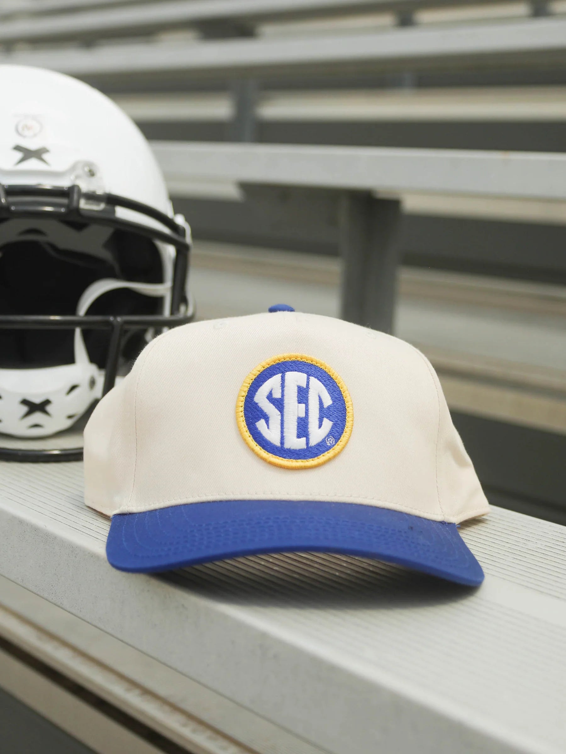 Sec 2 Tone Blue/Cream Hat