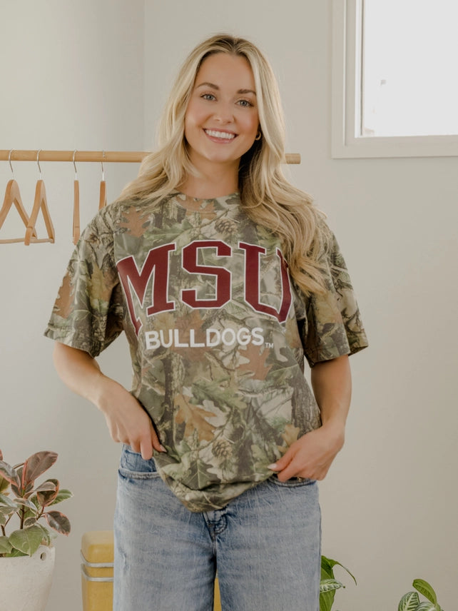 Mississippi State Bulldogs Camo Tee