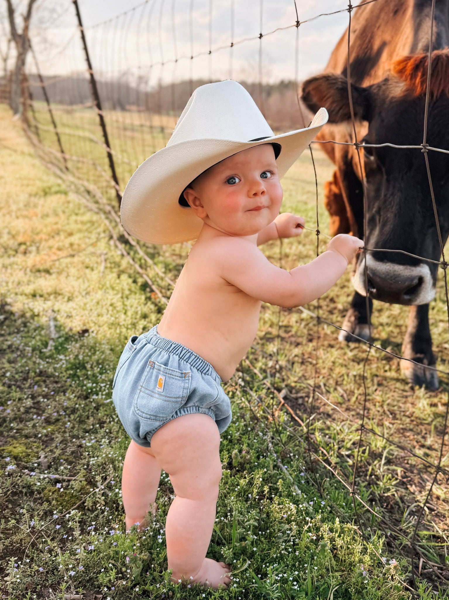 Carhartt Infant Rugged Flex Denim Diaper Cover