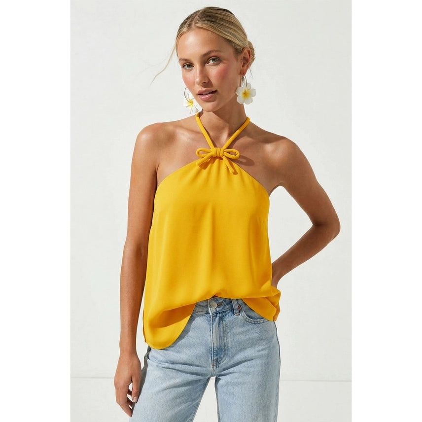 Good as Gold Halter Top
