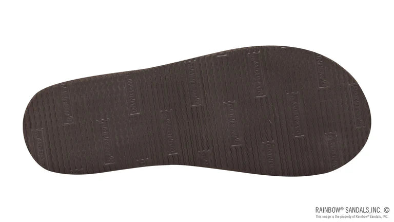 Rainbow Sandals | Women's Crystal Collection Single Layer Narrow Strap Sandal in eXpresso