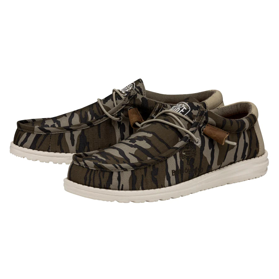 Men's Hey Dude Wally Mossy Oak Original Bottomland