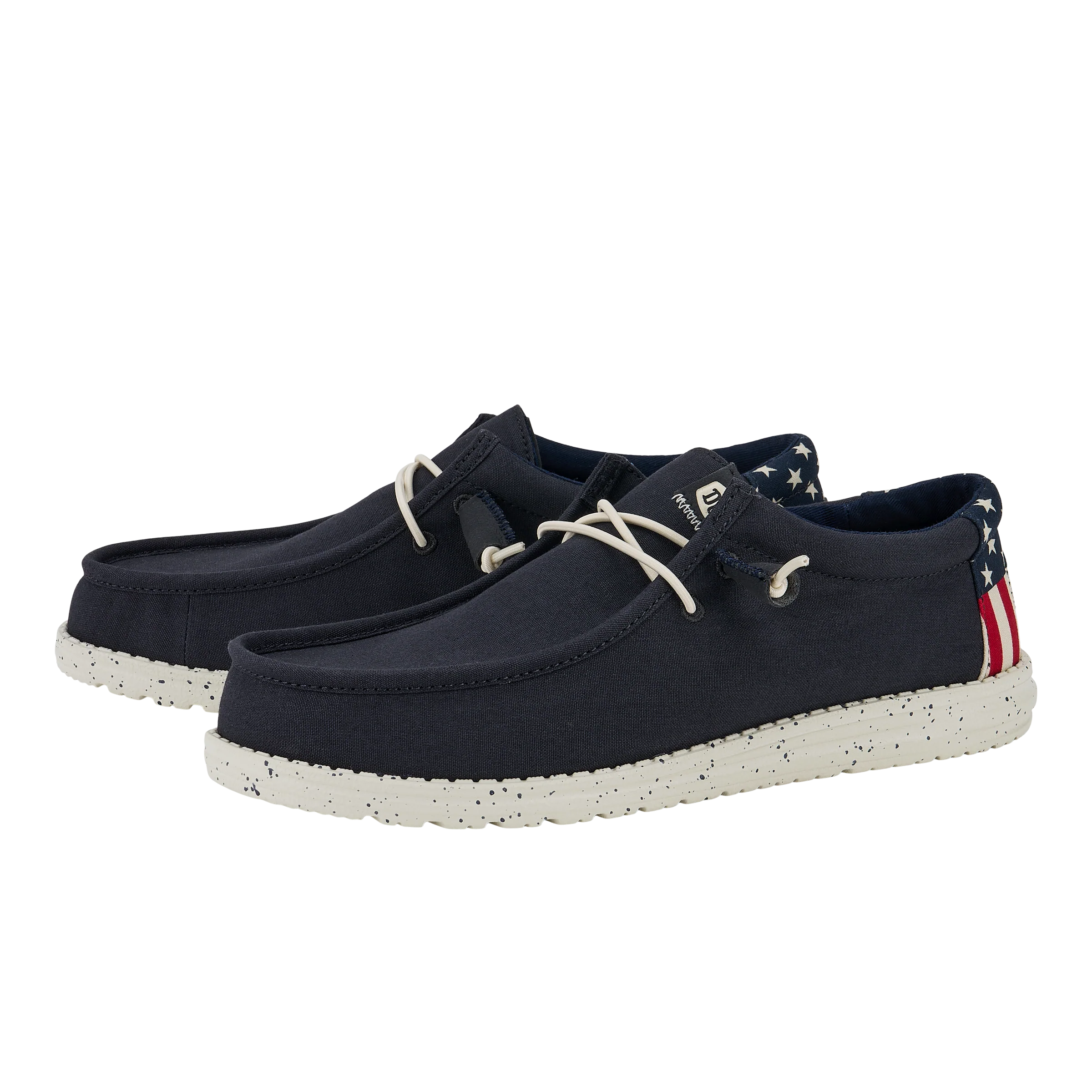 Men's Hey Dude Wally Americana Navy White