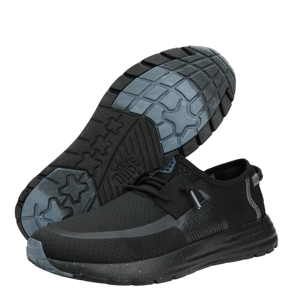 Men's Hey Dude Sirocco Perf Mesh Black/Black