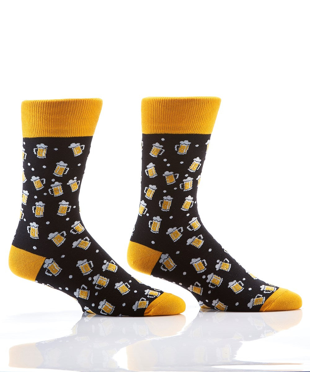 Men's Crew Sock - Beer Steins