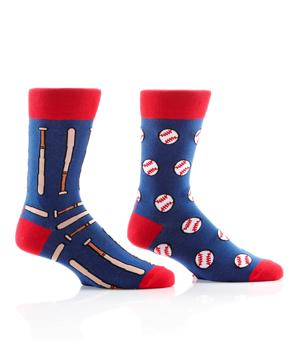 Men's Crew Sock - Balls And Bats