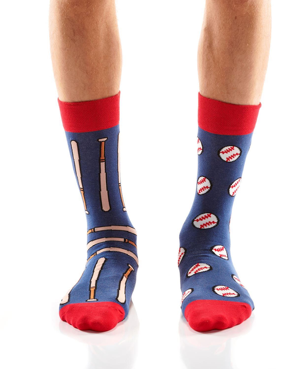 Men's Crew Sock - Balls And Bats