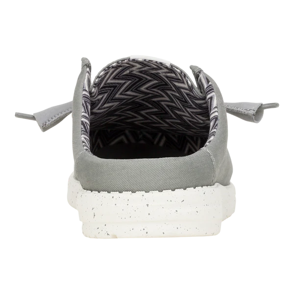 Men's Hey Dude Wally Slip Stretch in Canvas Grey