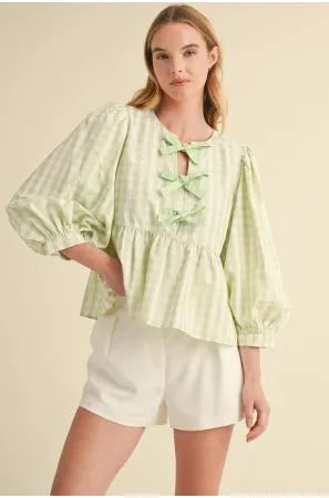 Picnic Perfect Tie Top