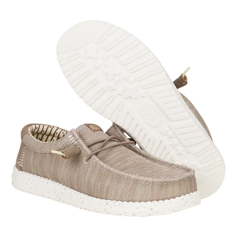 Hey Dude Men's Wally Stretch Sox in Tan