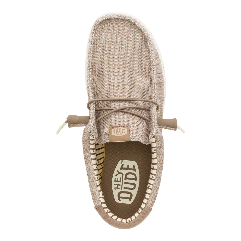 Hey Dude Men's Wally Stretch Sox in Tan