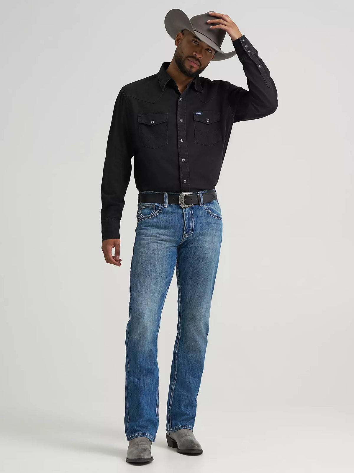 WRANGLER PARA HOMBRE 20X NO. 42 JEANS VINTAGE BOOTCUT EN AZUL CLARO 