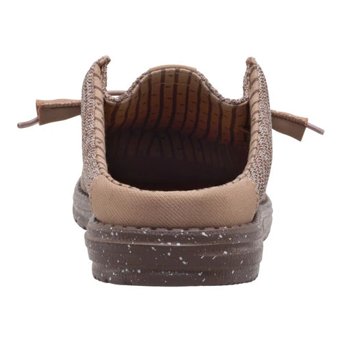 Men's Hey Dude Wally Slip Stretch in Sox Taupe/Tan